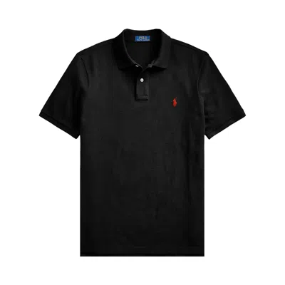 Pre-owned Polo Ralph Lauren Short-sleeve Mesh Polo 'black' | Men's Size S