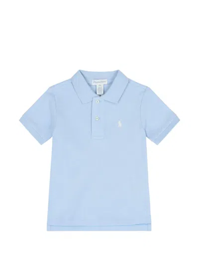 Polo Ralph Lauren Babies' Short-sleeve Polo Shirt In Blue