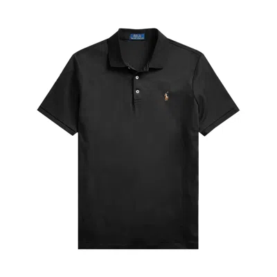 Pre-owned Polo Ralph Lauren Short-sleeve Soft Touch Polo Shirt 'polo Black' | Men's Size L