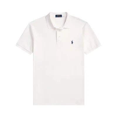 Pre-owned Polo Ralph Lauren Short-sleeve Stretch Mesh Polo Shirt 'white' | Men's Size Xl
