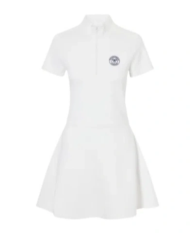 Polo Ralph Lauren Short-sleeved Mini Dress In White