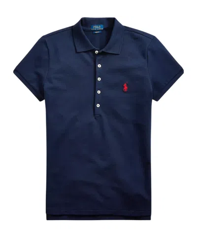 Polo Ralph Lauren Short-sleeved Polo Shirt In Blue