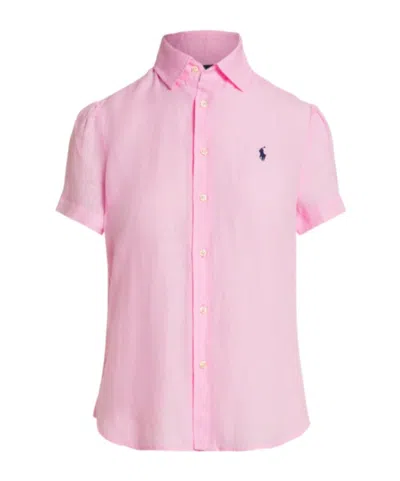 Polo Ralph Lauren Short-sleeved Shirt In Pink