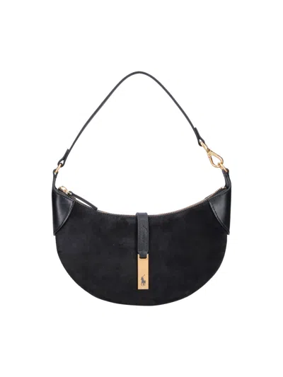Polo Ralph Lauren Shoulder Bag "polo Id" In Black
