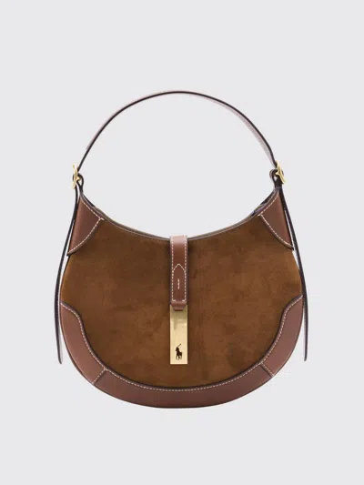Polo Ralph Lauren Brown Leather Shoulder Bag