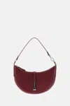 Polo Ralph Lauren Polo Id Leather Shoulder Bag In Red