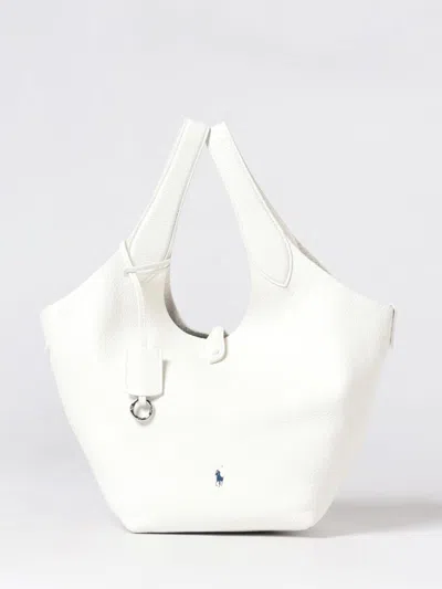 Polo Ralph Lauren Shoulder Bag Woman  In White