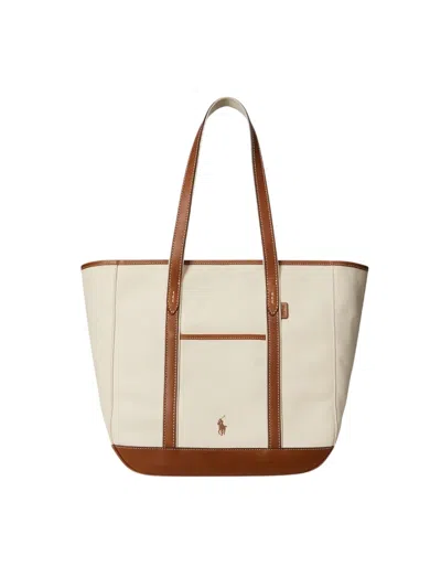 Polo Ralph Lauren Shoulder Bags Woman Ralph Lauren - Md Shp Tte Tote Medium - Beige