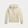 Polo Ralph Lauren Shrunken Fit Fleece Hoodie In Neutral