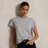 Polo Ralph Lauren Shrunken Fit Jersey Tee In Cobblestone Heather