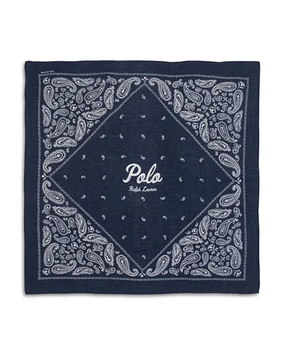 Polo Ralph Lauren Paisley-pattern Cotton Scarf In Multi