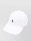 Polo Ralph Lauren Signature Cap With Curved Brim And Ventilation In White