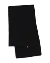 Polo Ralph Lauren Signature Pony Wool Scarf In Polo Black