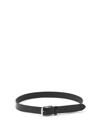 Polo Ralph Lauren Signature Pony Belt In Black