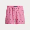Polo Ralph Lauren Signature Pony Cotton Boxer In Beach Pink