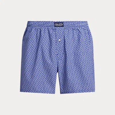 Polo Ralph Lauren Signature Pony Cotton Boxer In Summer Beach Print