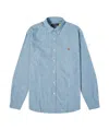 Polo Ralph Lauren Cotton Chambray Button-down Shirt In Blue