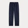 Polo Ralph Lauren Signature Pony Pajama Pant In Cruise Navy