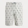 Polo Ralph Lauren Ralph Lauren Polo Pony Pajama Short In Andover Heather/navy