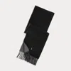 Polo Ralph Lauren Double-sided Scarf In Hunter Navy