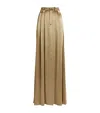 Polo Ralph Lauren Silk-blend Demetrius Maxi Skirt In Green