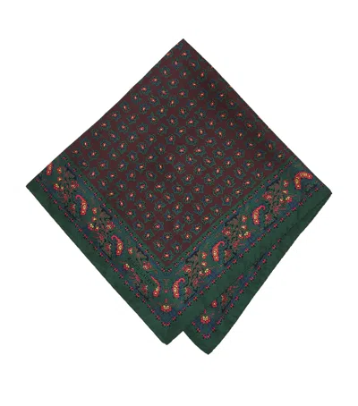 Polo Ralph Lauren Silk Foulard Bandana In Red