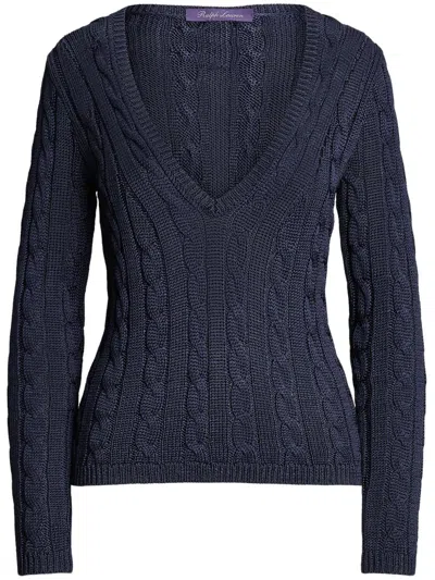 Polo Ralph Lauren Silk Jumper In Blue