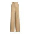 Polo Ralph Lauren Dean Wide Leg Rustic Twill Pants In Beige