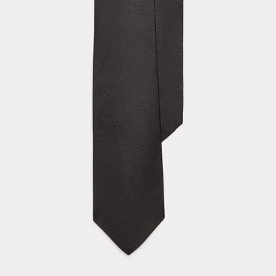 Polo Ralph Lauren Silk Repp Tie In Black