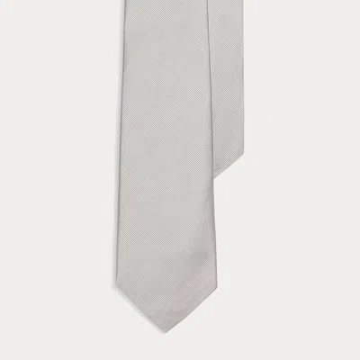 Polo Ralph Lauren Silk Repp Tie In Grey