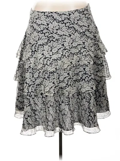 Pre-owned Polo Ralph Lauren Silk Skirt In Gray