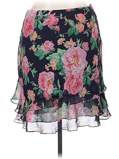 Pre-owned Polo Ralph Lauren Silk Skirt In Pink