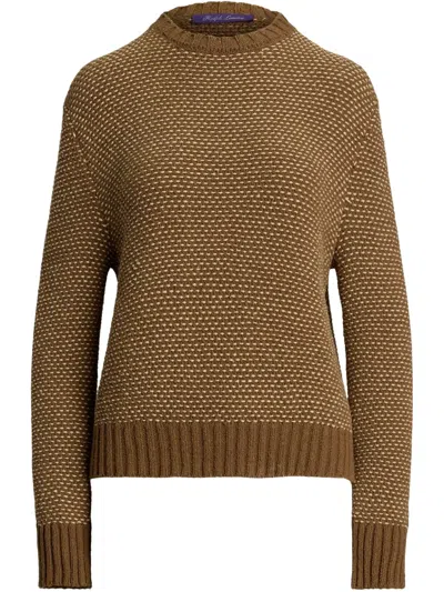 Polo Ralph Lauren Silk Sweater In Brown