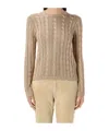 Polo Ralph Lauren Silk Sweater In Nude