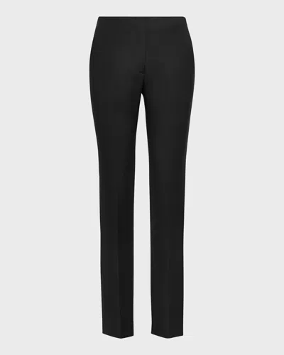 Polo Ralph Lauren Simone Virgin Wool Pants In Black