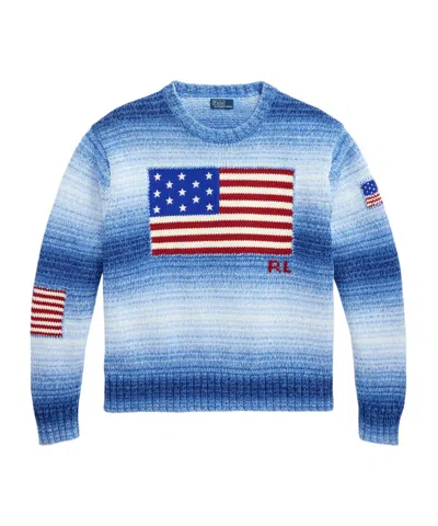 Polo Ralph Lauren Simple Knitted Sweater In Blue