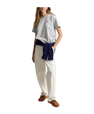 Polo Ralph Lauren Simple Pattern T-shirt In White