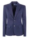 Polo Ralph Lauren Single-breasted Blazer In Blue