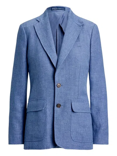 Polo Ralph Lauren Single-breasted Blazer In Blue