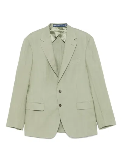 Polo Ralph Lauren Single-breasted Blazer In Green