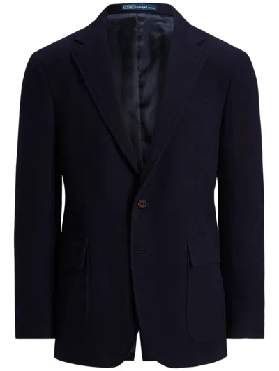 Polo Ralph Lauren Single-breasted Cashmere Blazer In Blue