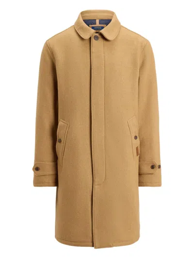 Polo Ralph Lauren Single-breasted Coat In Neutral