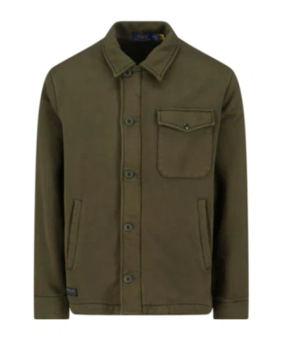 Polo Ralph Lauren Single Breasted Jacket In Green