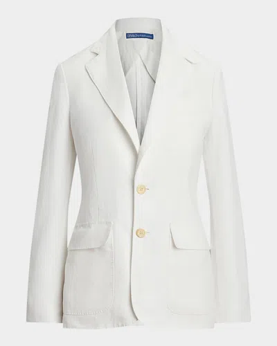 Polo Ralph Lauren Single-breasted Linen Blazer In Nevis