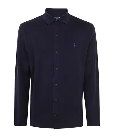 POLO RALPH LAUREN POLO RALPH LAUREN LOGO EMBROIDERED KNITTED SHIRT