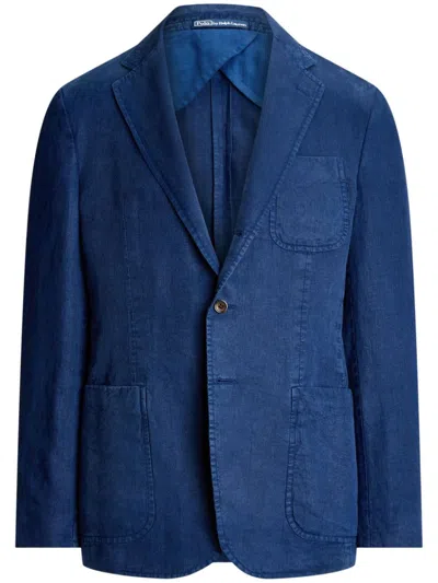 Polo Ralph Lauren Single Breasted Sport Jacket In Blue