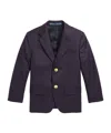 Polo Ralph Lauren Single-breasted Wool Blazer In Black