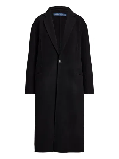 Polo Ralph Lauren Single-button Coat In Black