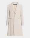 Polo Ralph Lauren Single-button Herringbone Coat In Neutral