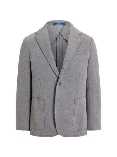 Polo Ralph Lauren Single-breasted Blazer In Gray